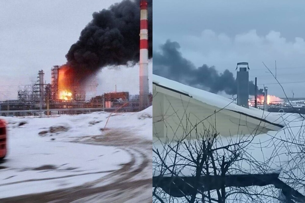 После атаки БПЛА горят нефтебазы в Нижегородской и Орловской областях