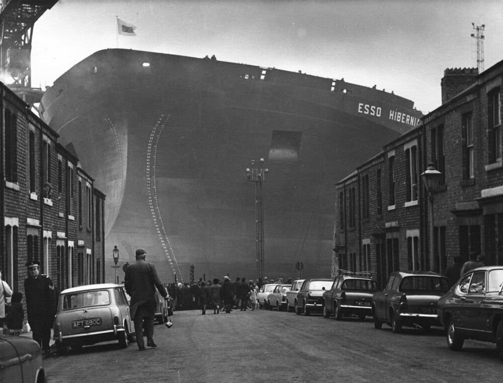 1. Строительство танкера Esso Hibernia, 1970 год