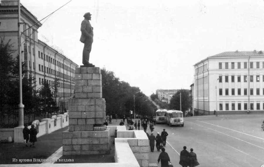 Хабаровск. Площадь Ленина, 1950-1960-е годы.
