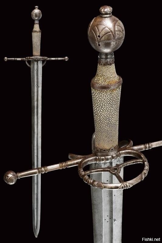 Длинный меч с рукоятью под хват в полторы руки, Саксония, около 1580 года