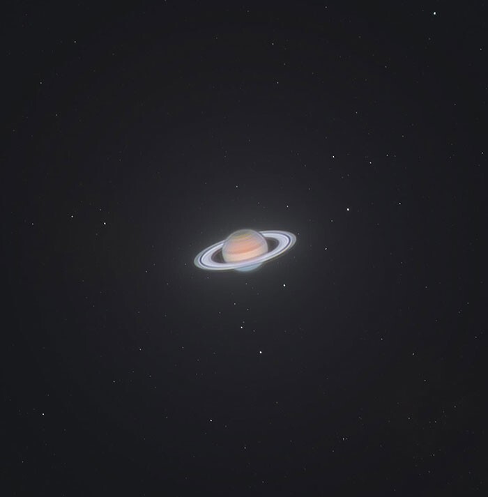 22. Сатурн в 6-дюймовый телескоп