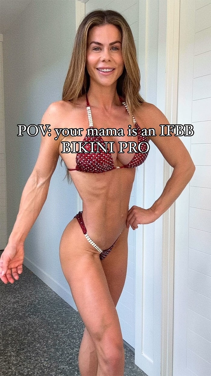 «Когда твоя мама — профессионал в категории фитнес-бикини IFBB (Международной федерации фитнеса и бодибилдинга)»