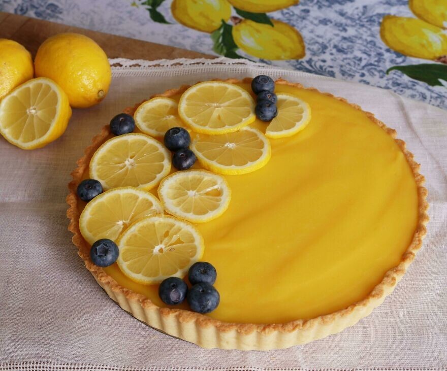 14. Французский лимонный тарт