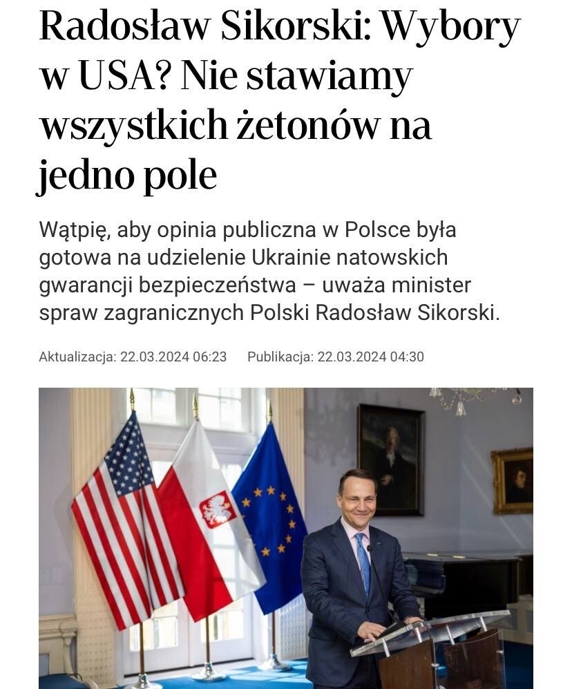 Польша не предоставит гарантии безопасности Украине