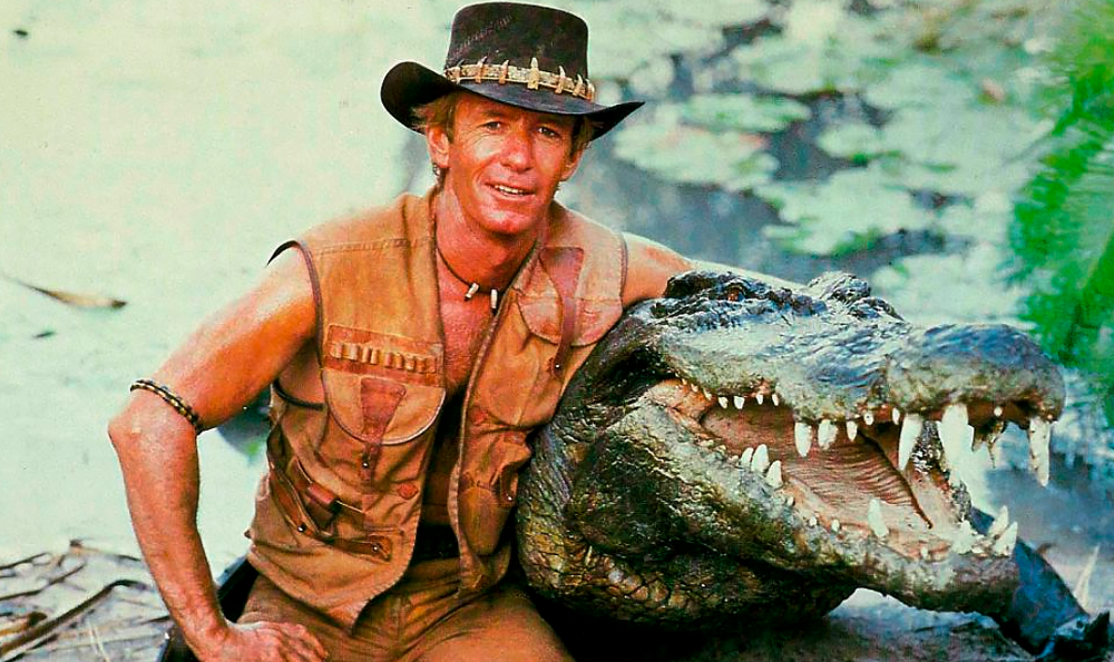 Как снимали фильм "Крокодил Данди": кадры со съемок и 18 интересных фактов о фильме