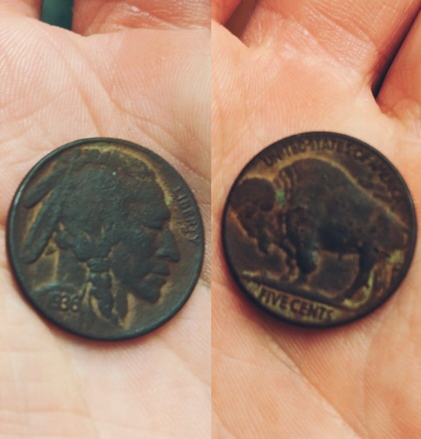 10. Американская монета, найденная в Шотландии