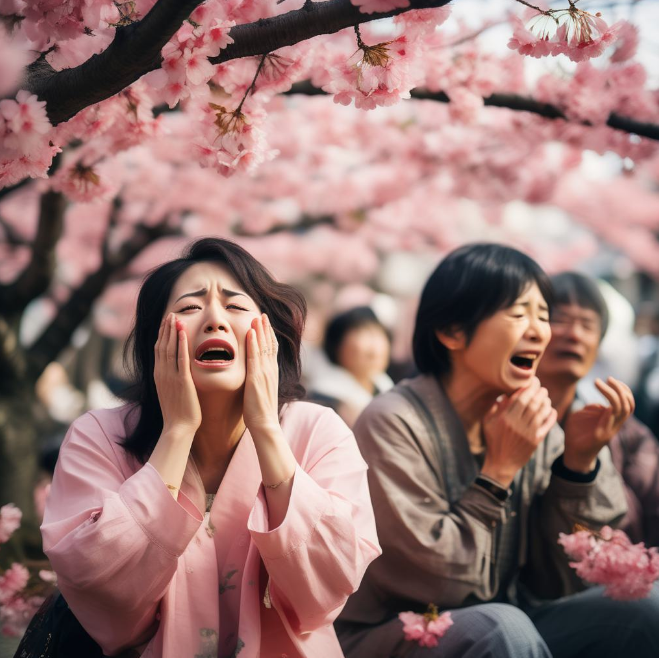 60% японцев теперь ненавидят любование сакурой