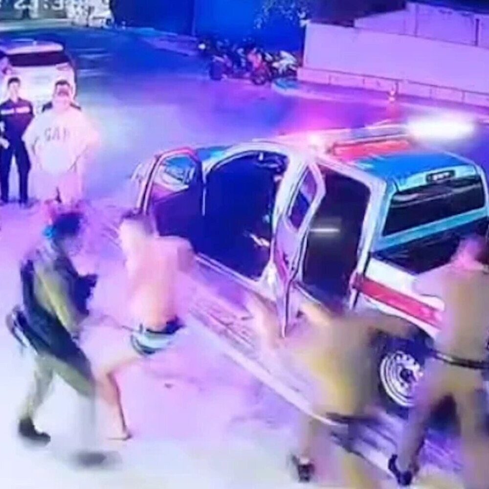 Пьяный россиянин устроил драку с полицейскими в Таиланде
