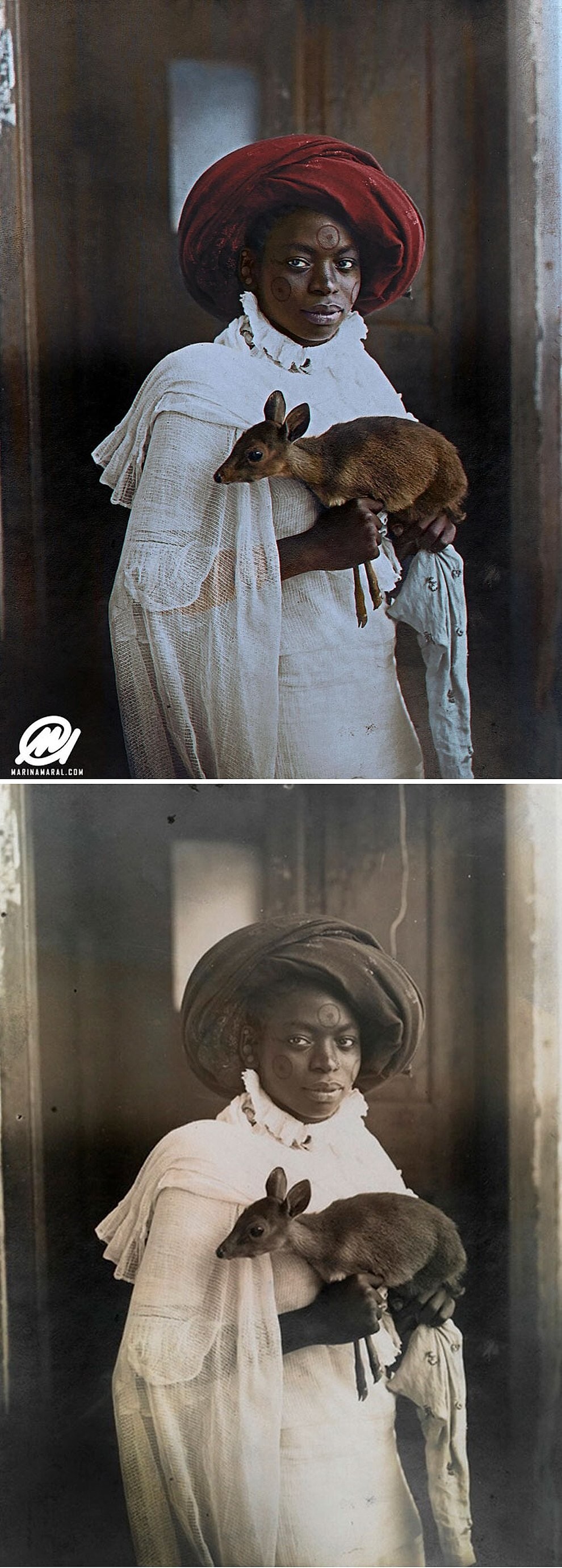13. Молодая кенийка, Момбаса, 1909 год