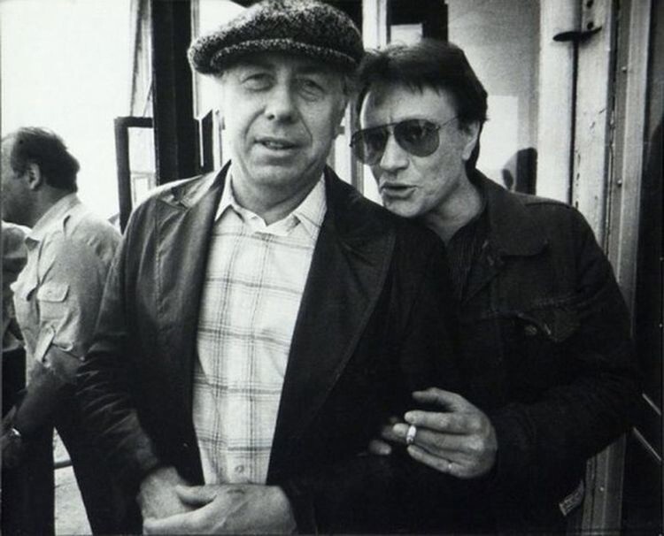 Анатолий Папанов и Андрей Миронов - Москва, 1986 год.