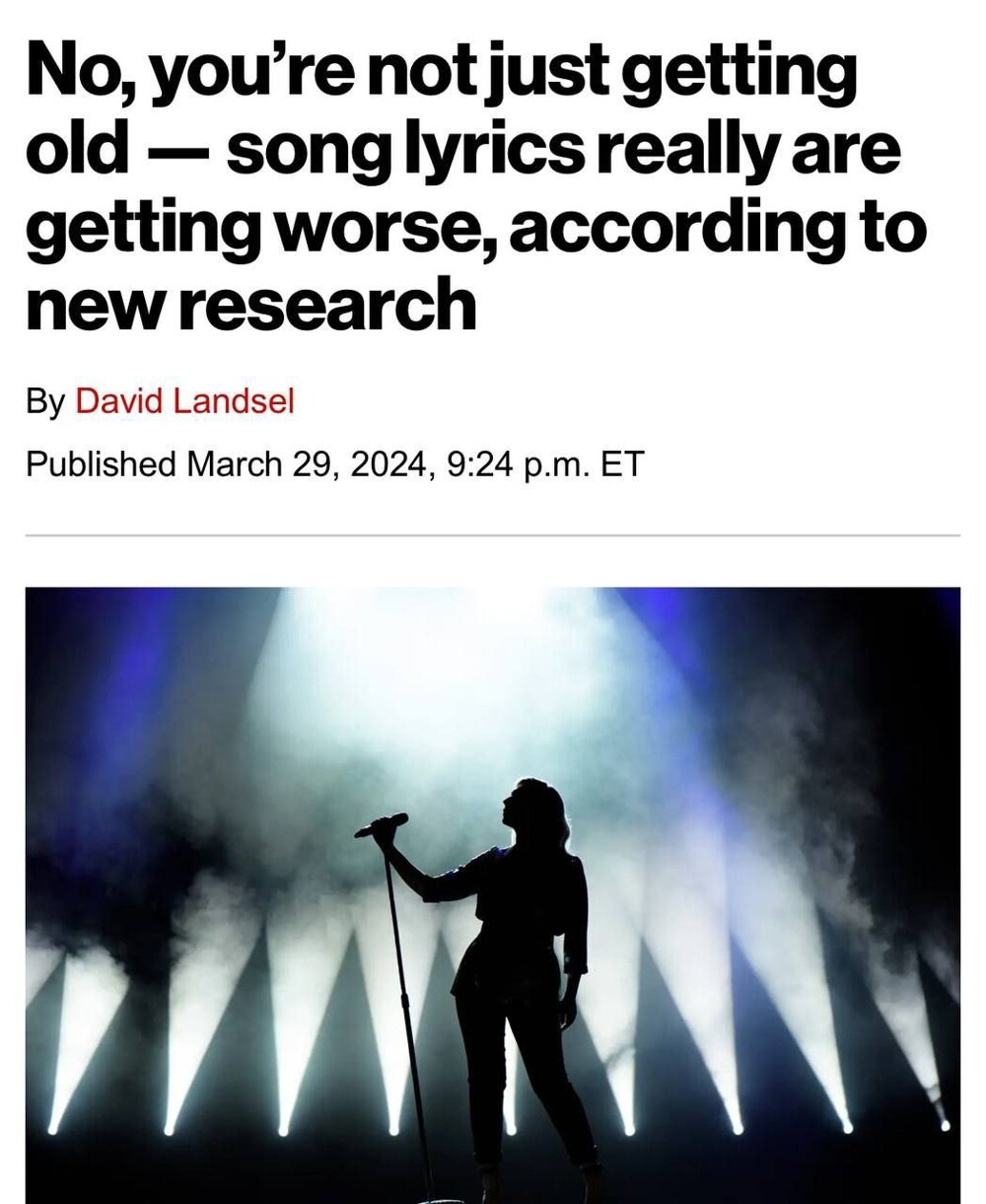 Ученые выяснили, что за последние 50 лет музыка стала хуже