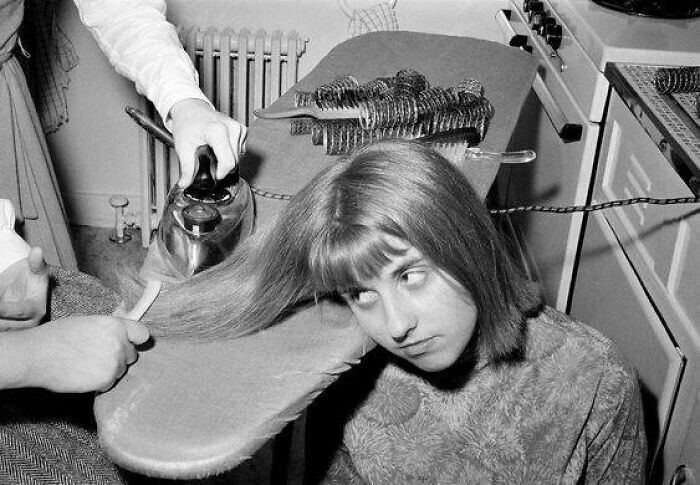 14. Выпрямление волос, 1964 год
