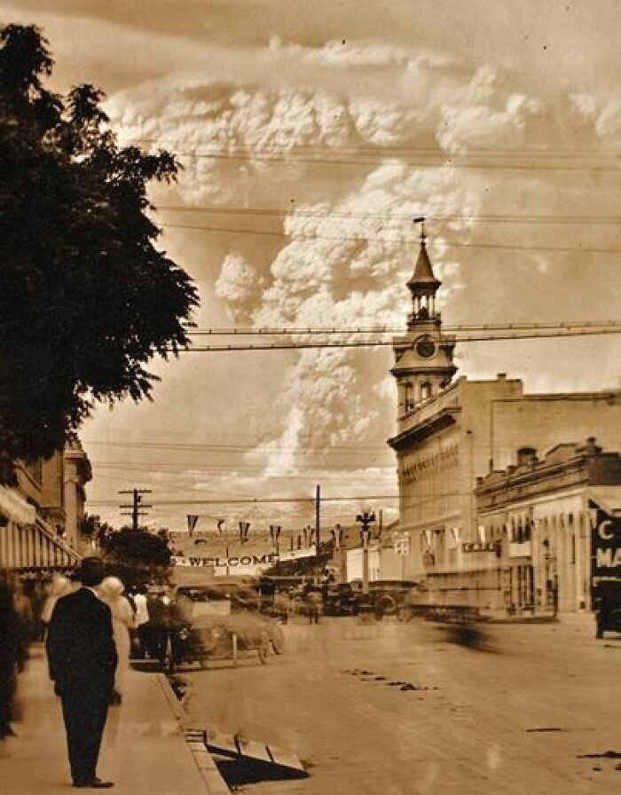 2. Извержение вулкана Лассен в 1915 году, Калифорния