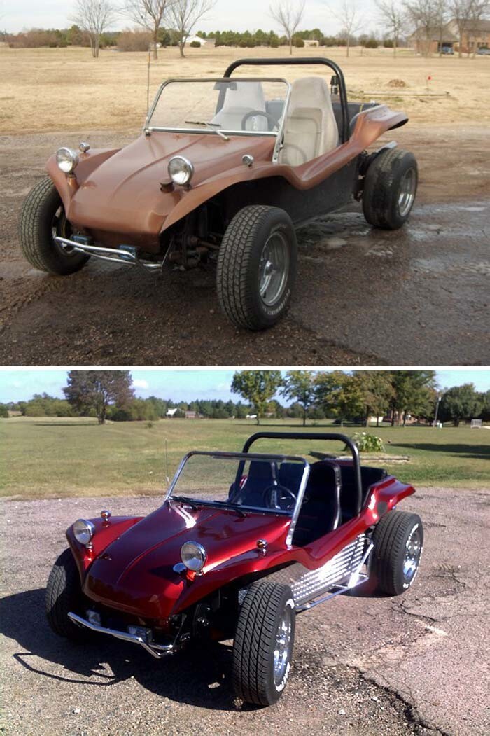 21. «1963 VW Dune Buggy — до и после реставрации»