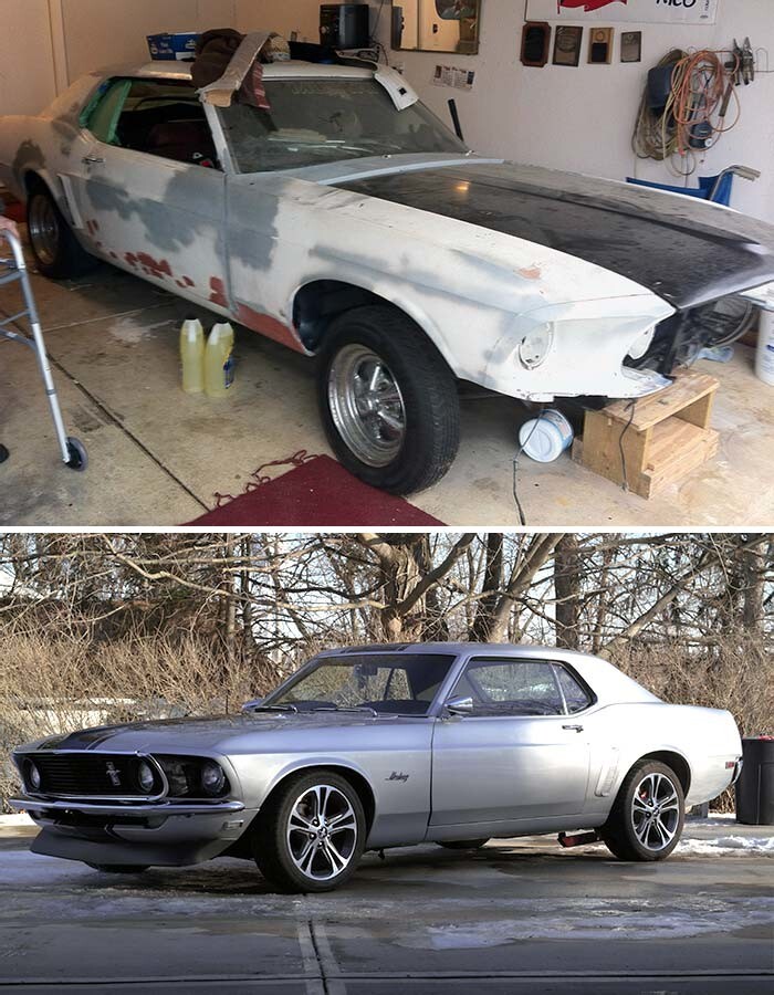 6. «Я восстановил Mustang 1969 года и очень горжусь тем, какой он получился»