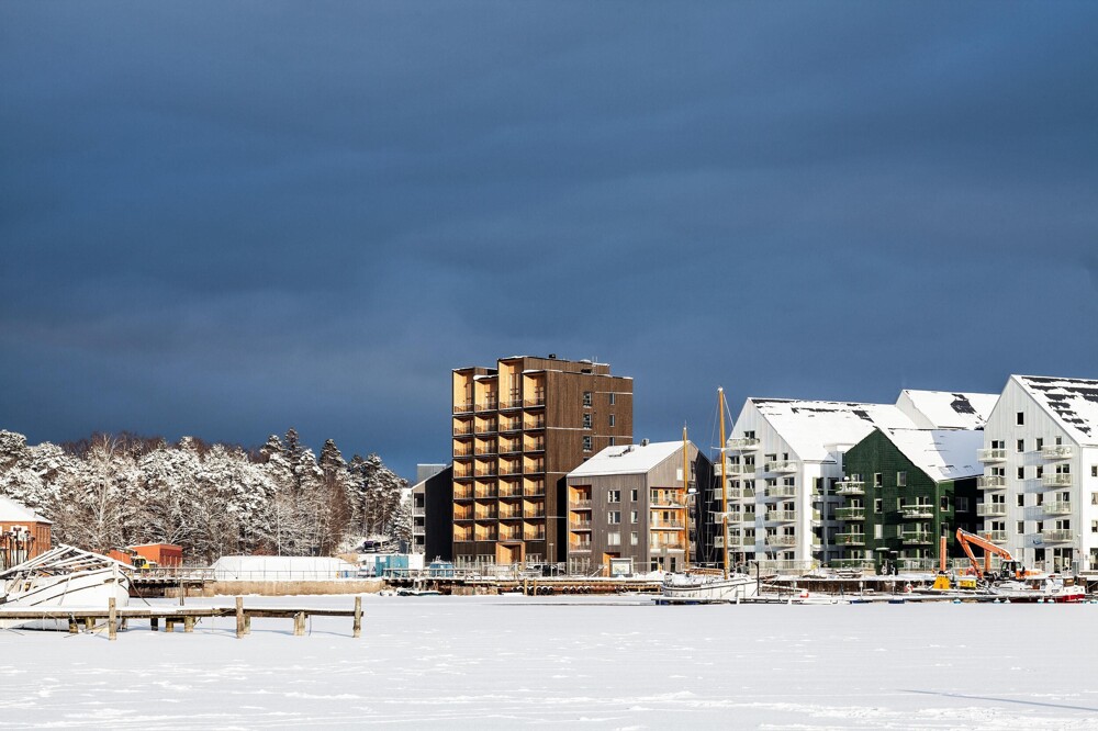 10. Деревянная многоэтажка, Швеция