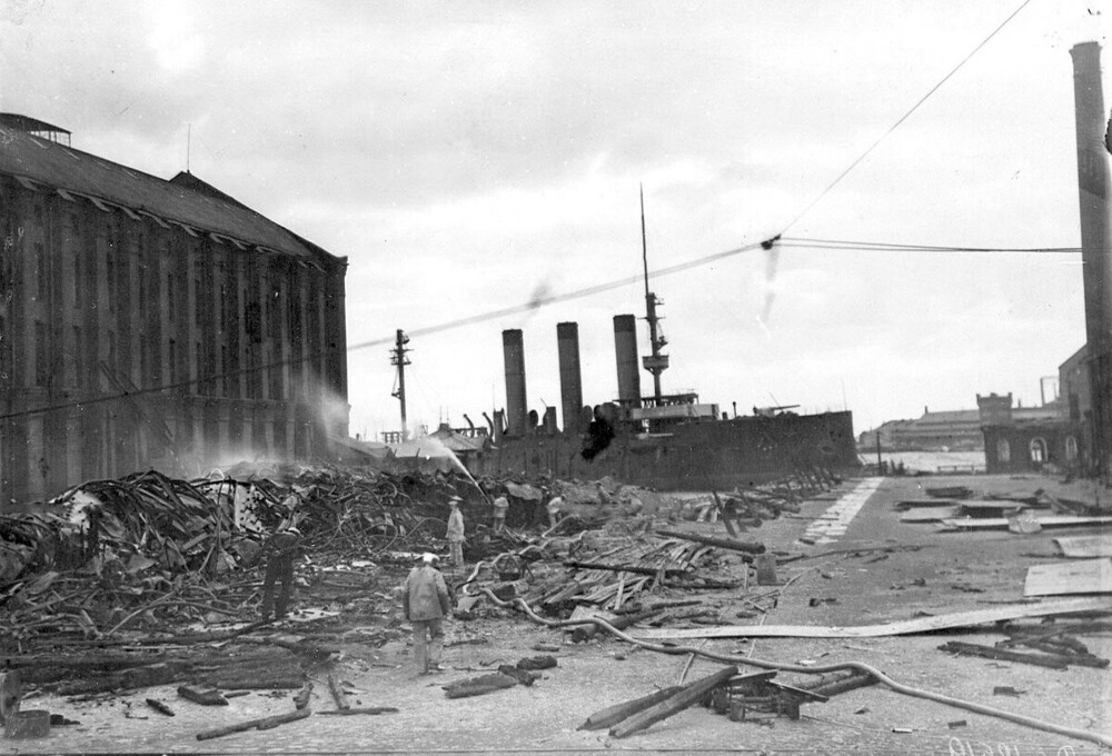 1 июня 1901 года - пожар на Галерном острове.