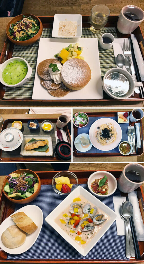 Еда в японской больницы. Несколько примеров блюд в больнице для девушки, которая только что родила