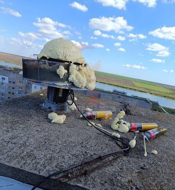 В Одессе систему оповещения о ракетной опасности залили монтажной пеной, потому что она мешала спать.