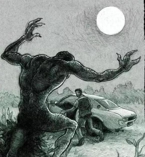 Ящерочеловек из болота Скейп-Ор – пришелец или мутировавшая древняя рептилия?