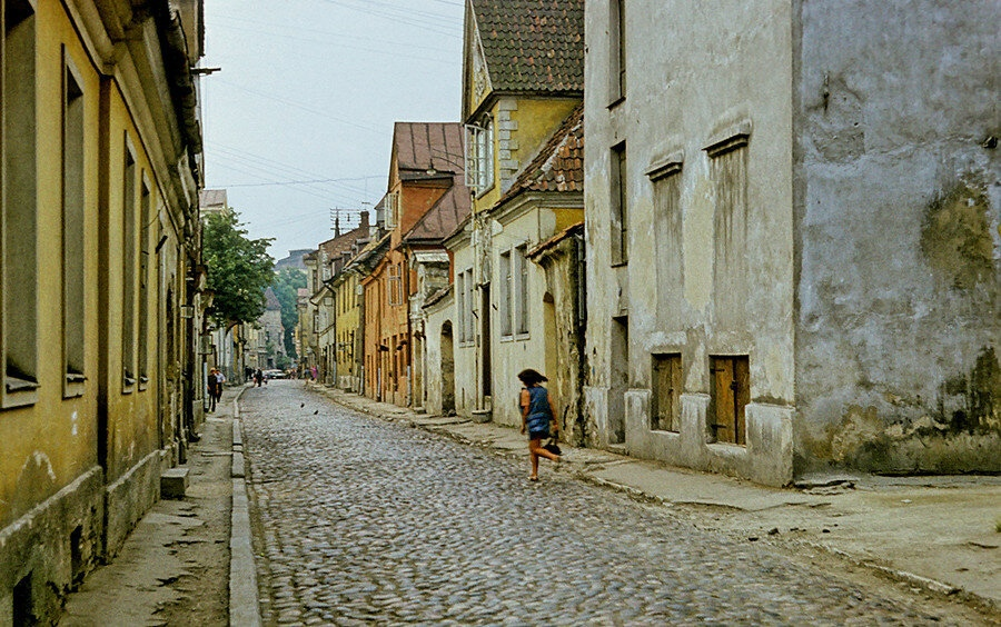 Таллин, Эстонская ССР. Улица Уус (Новая). 1972 год