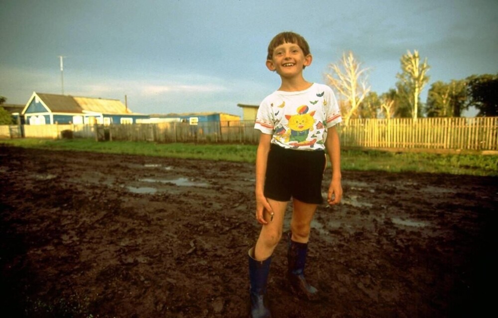 Деревенское детство. Омская область, 1998 год