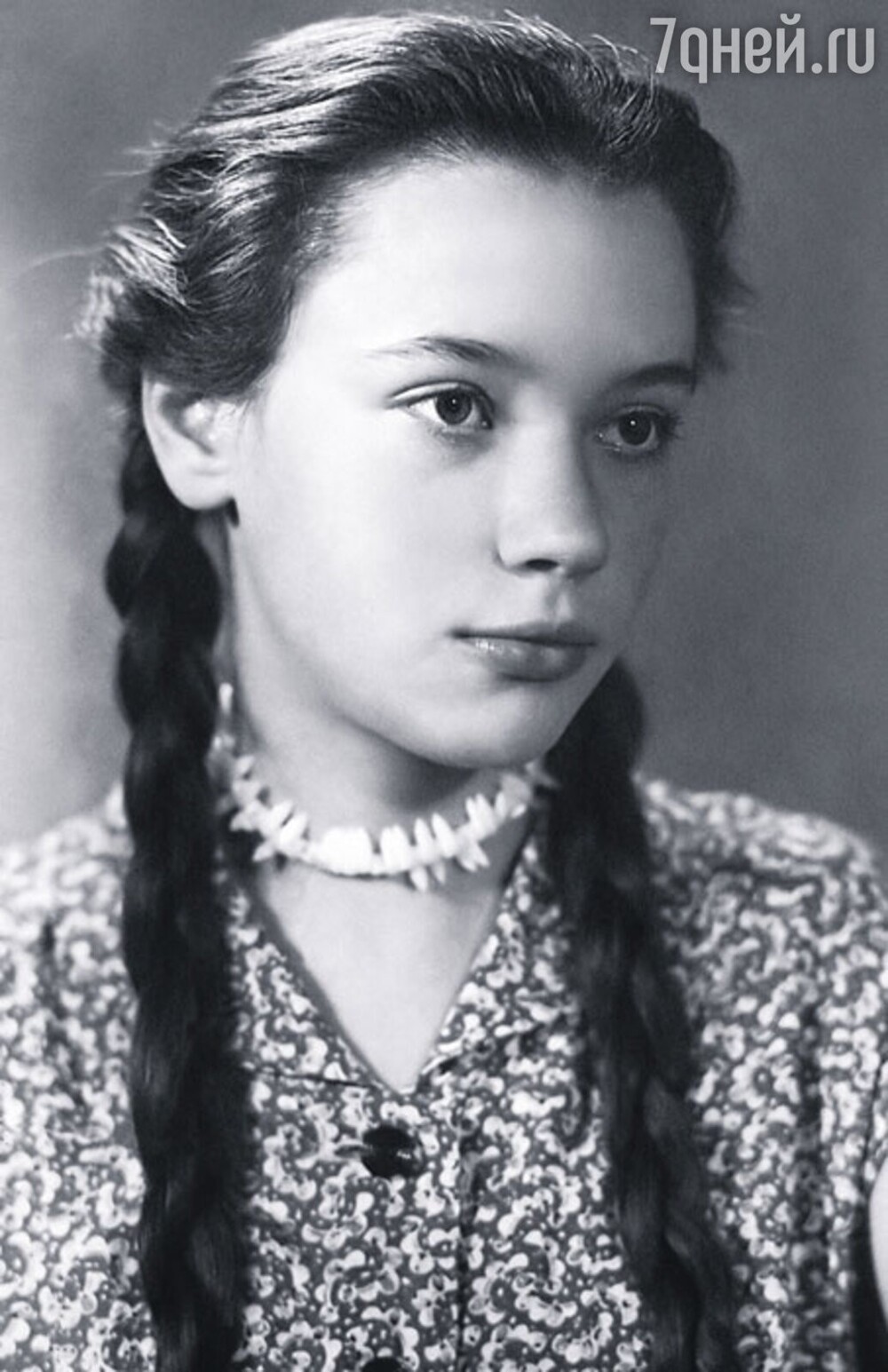 Елена Санаева (Лиса Алиса) в юные годы.
