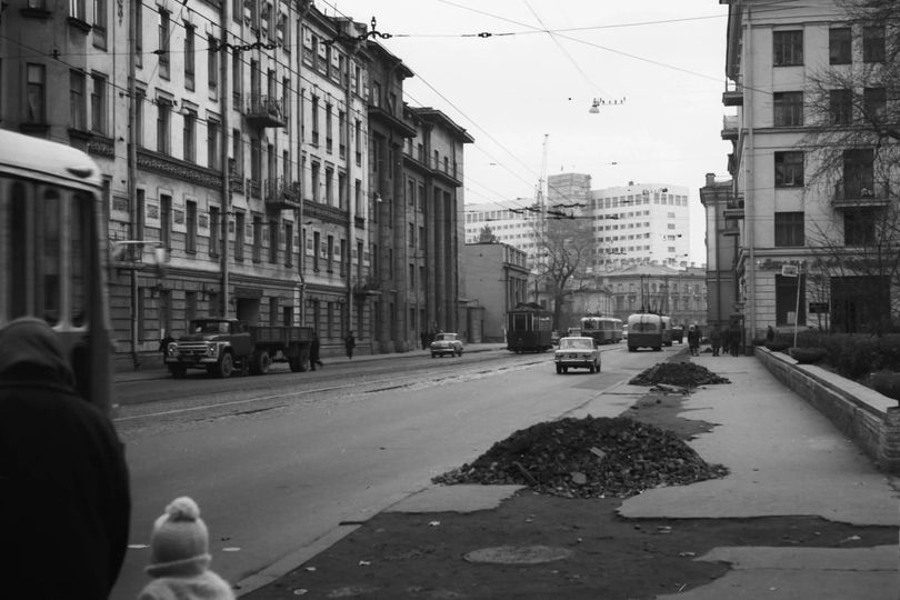 Ленинград, Лесной проспект, 1973 год