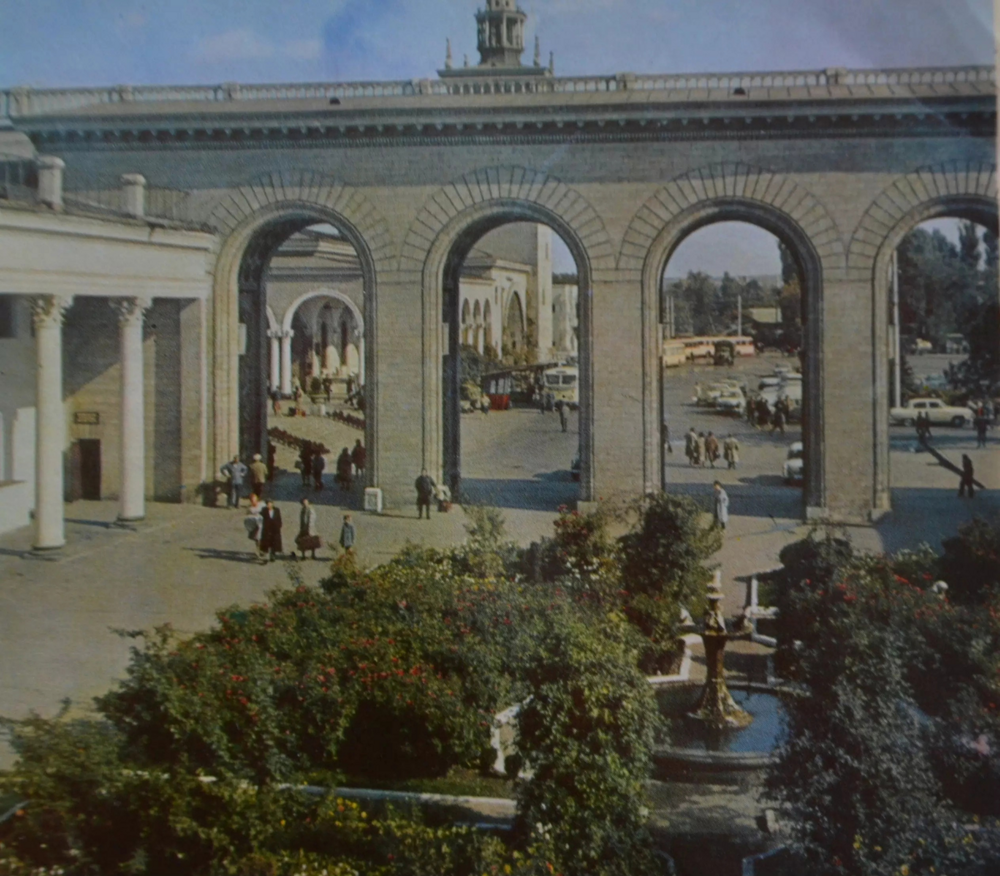 Симферополь,  Вокзал, 1974 год.