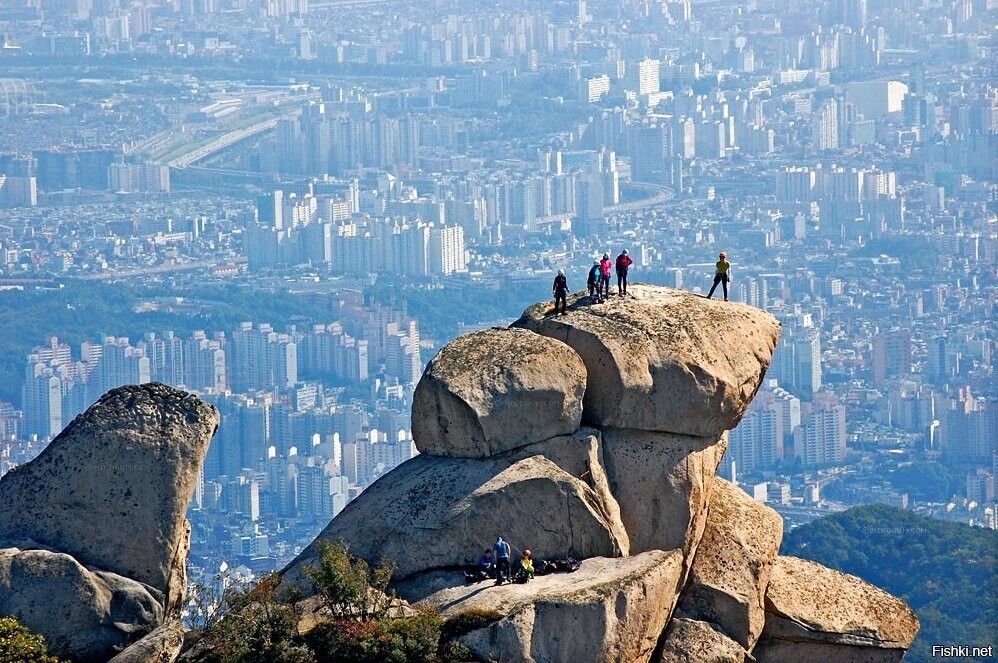 Гора Пукхансан в Сеуле, Южная Корея