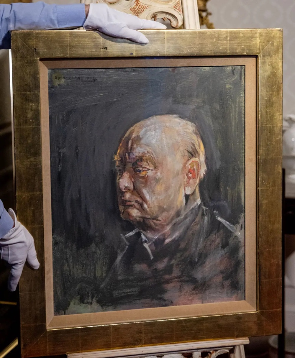 У портрета была и другая, более ранняя версия, которую теперь продадут на аукционе. Вот она