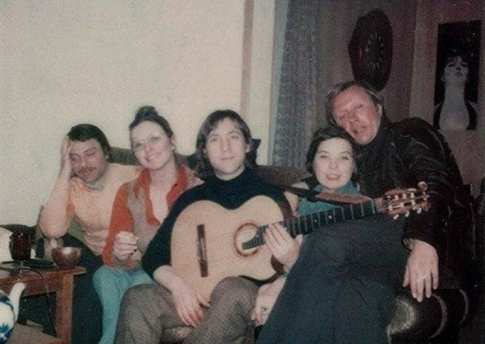 Кирилл Ласкари, Марина Влади, Владимир Высоцкий, Лариса Голубкина, Андрей Миронов, 1976 год