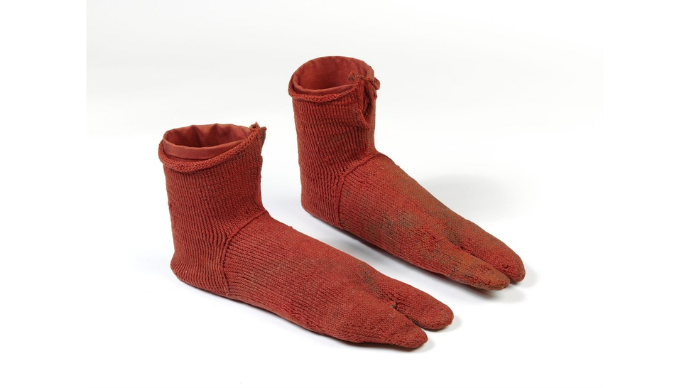 9. Шерстяные носки, найденные в Египте