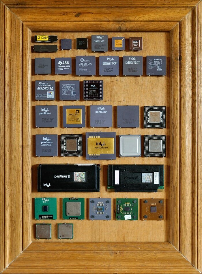 14. Коллекция с процессорами разных поколений