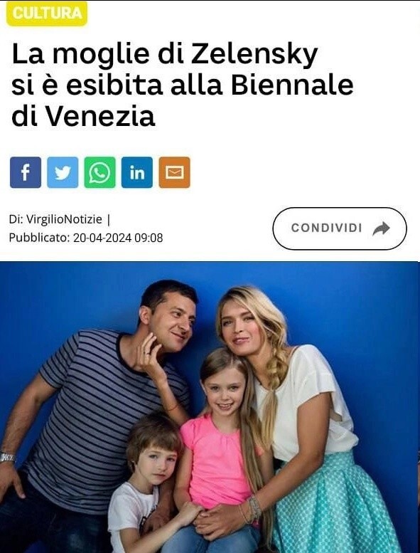 - Ленчик, ты ща умрёшь!!!! Итальянское СМИ опубликовало статью с фотографией Веры Брежневой, вместо супруги упоротого презика