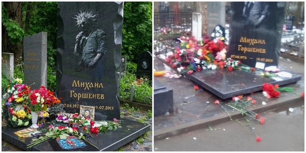 В Санкт-Петербурге вандалы разгромили могилу Михаила Горшенёва