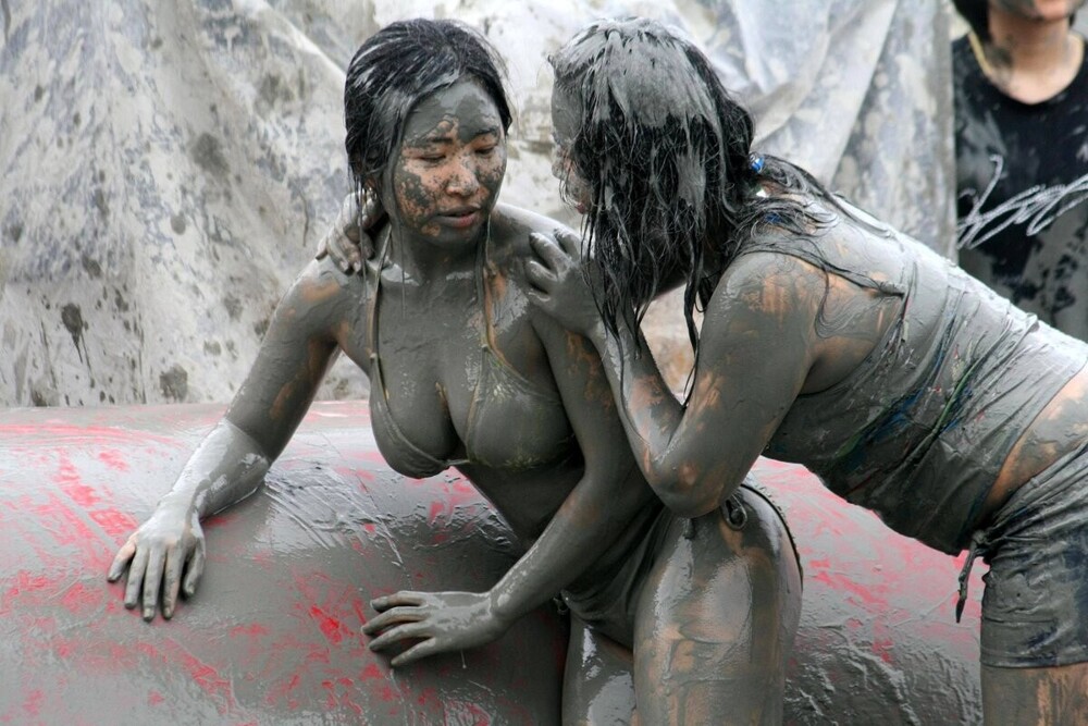 Фестиваль грязи в Южной Корее или сумасшедшее веселье без стеснения