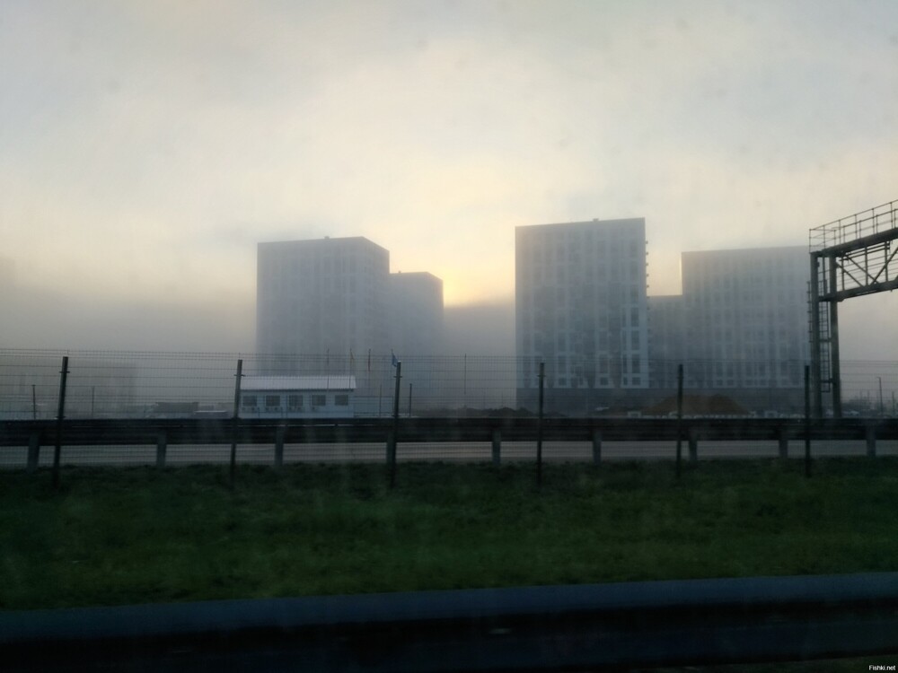 Сегодняшнее утро в московской области