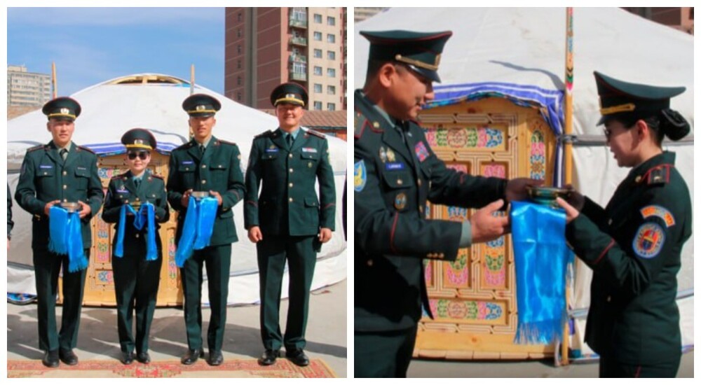 В Монголии новосёлам передали юрты с полной обшивкой