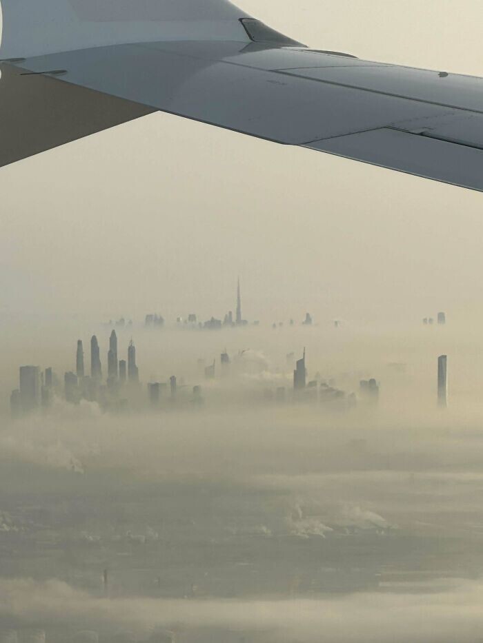 11. Загрязненный туман над Дубаем