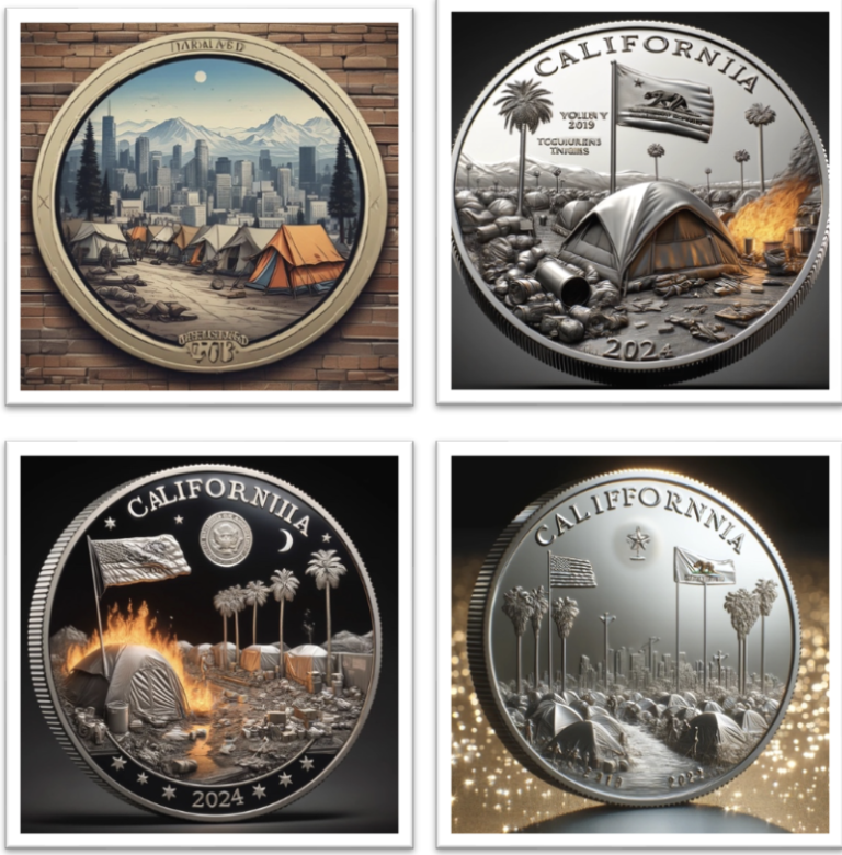 Преступность, наркоманы и бомжи: губернатор Калифорнии объявил конкурс на дизайн монеты в 1$, но оказался не готов к креативу американцев