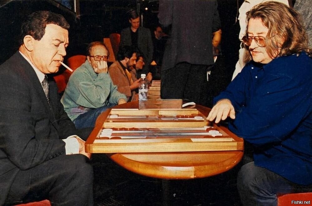 Иосиф Кобзон и Александр Градский играют в нарды, 2000 год