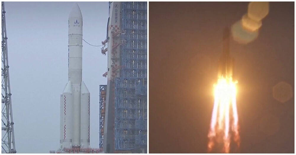 Китай успешно запустил миссию "Чанъэ-6" к обратной стороне Луны