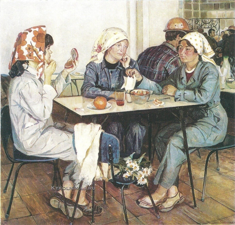 Обед в Советской живописи