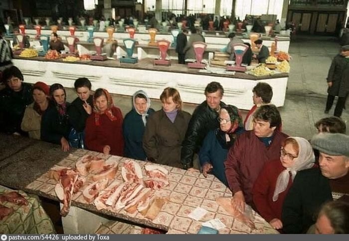 Центральный рынок Новокузнецка, 1991 год