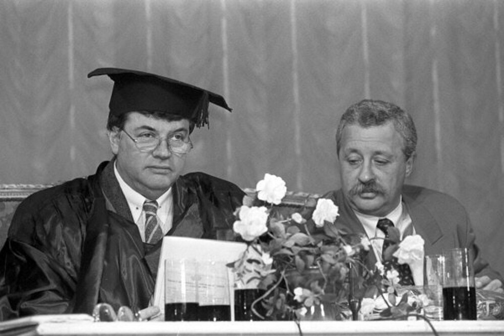 Александр Ширвиндт и Леонид Якубович, 1993 год