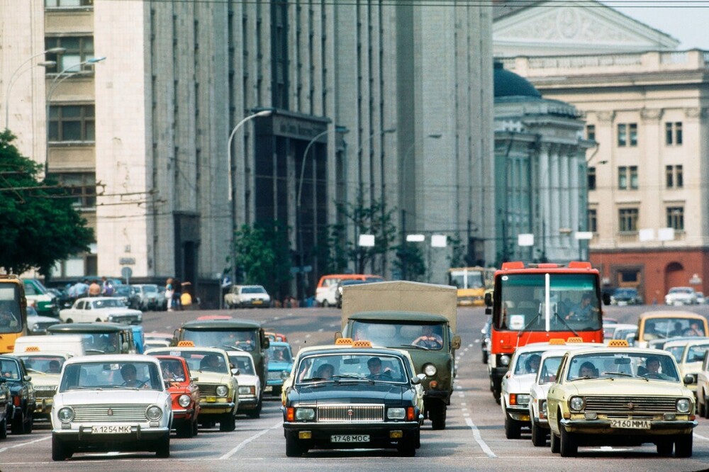 Москва. Проспект Маркса, 1988 год.