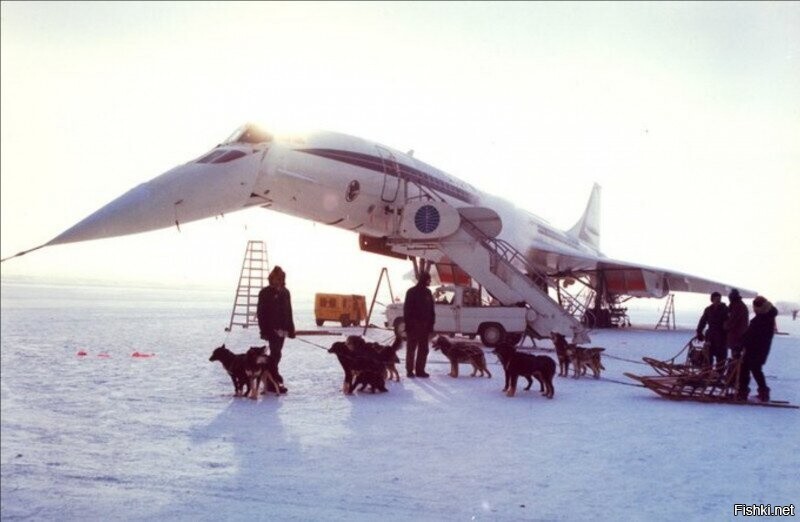 "Конкорд" на Аляске для испытаний в экстремально холодных погодных условиях, ...