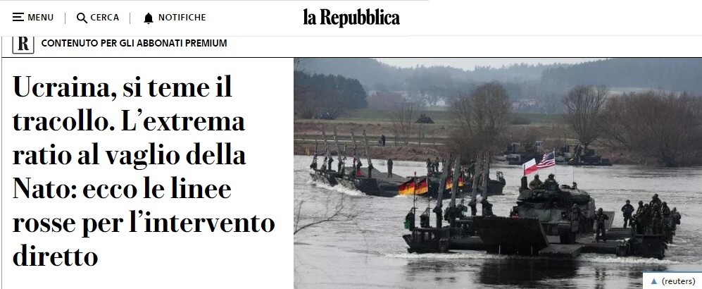 La Repubblica: в НАТО установили «красные линии»