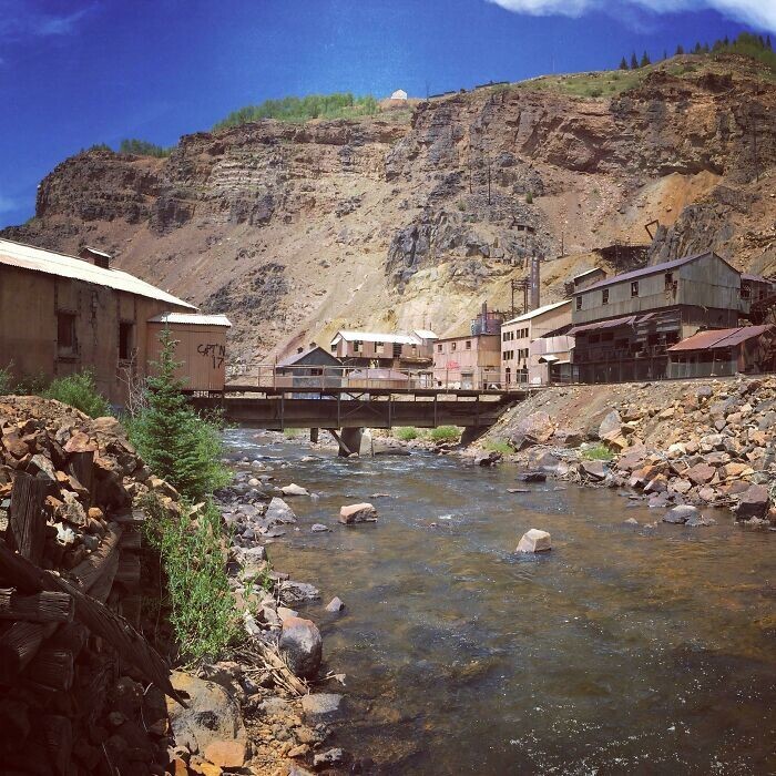 17. Заброшенный шахтерский городок Гилман, Колорадо